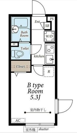 ルーエ御殿山の物件間取画像